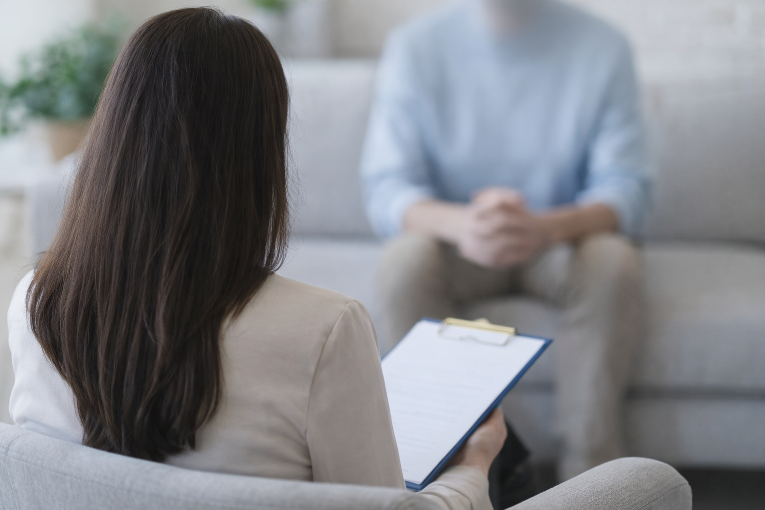 Professional online therapy session